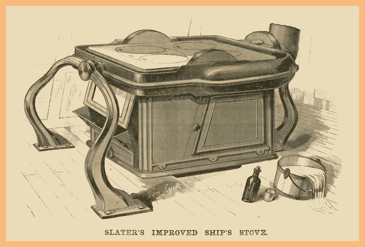 Slaters forbedrede skipskomfyr av Unknown Artist