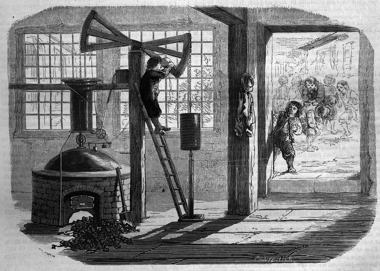 Steam Machine: The Invention of the Young Potter av Unknown artist