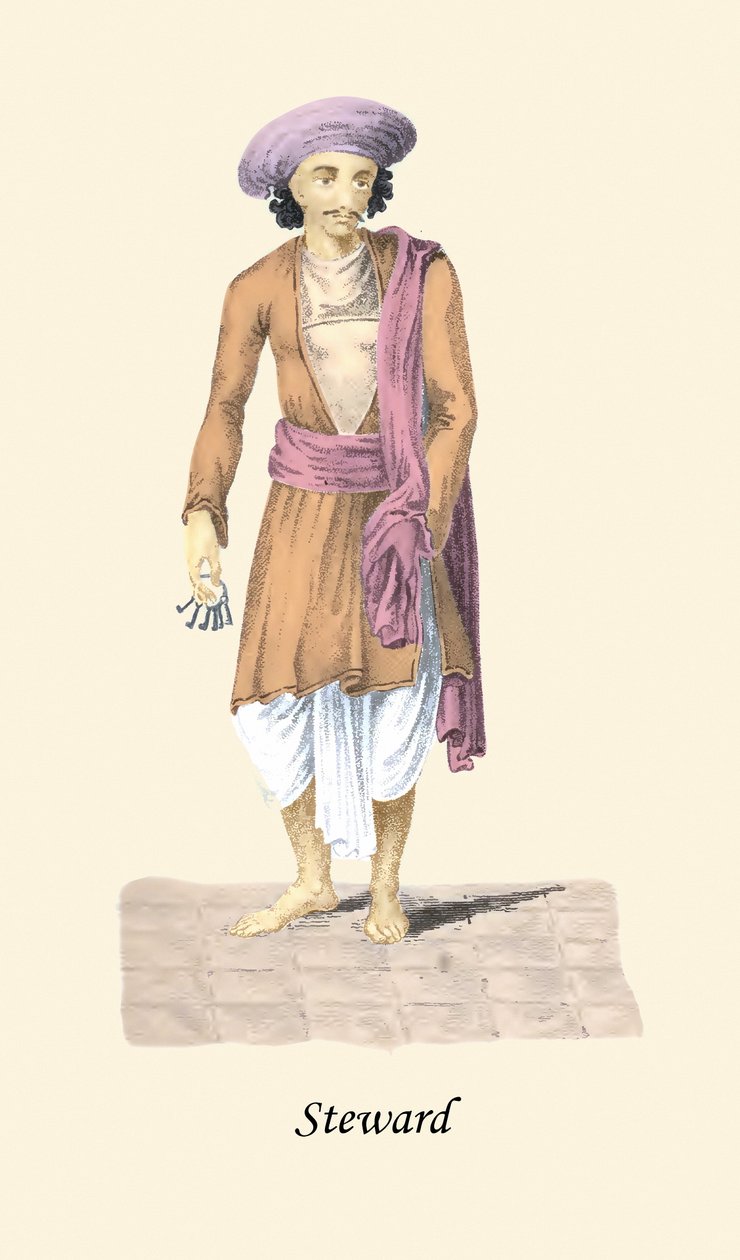 Forvalter med nøkler av Unknown Artist