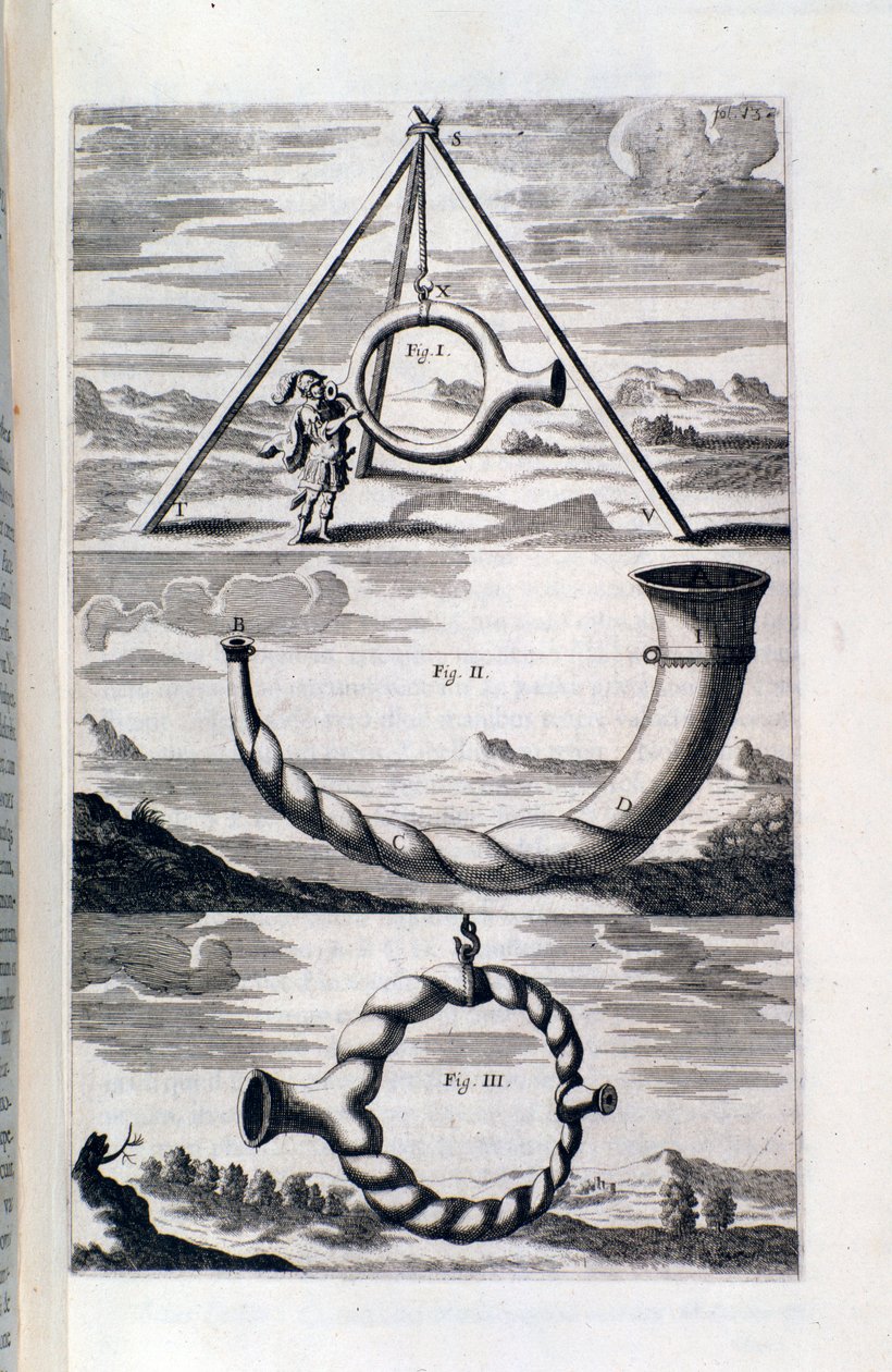 Studie av fonologi. Side fra Pronurghia nova (1673) av Unknown artist