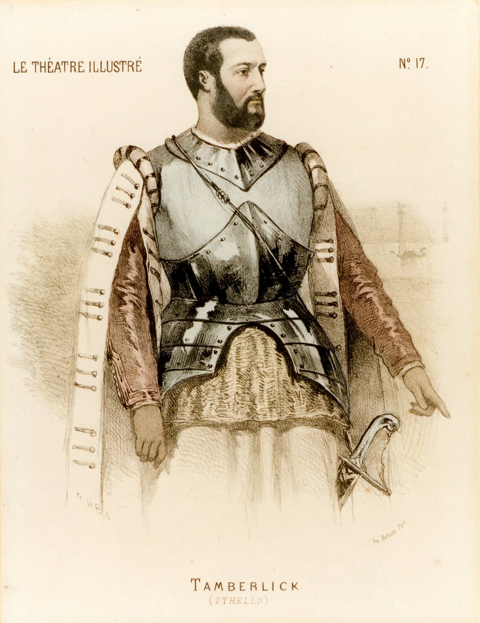 Tamberlick som Otello av Rossini Enrico Tamberlik (trykk) av Unknown artist