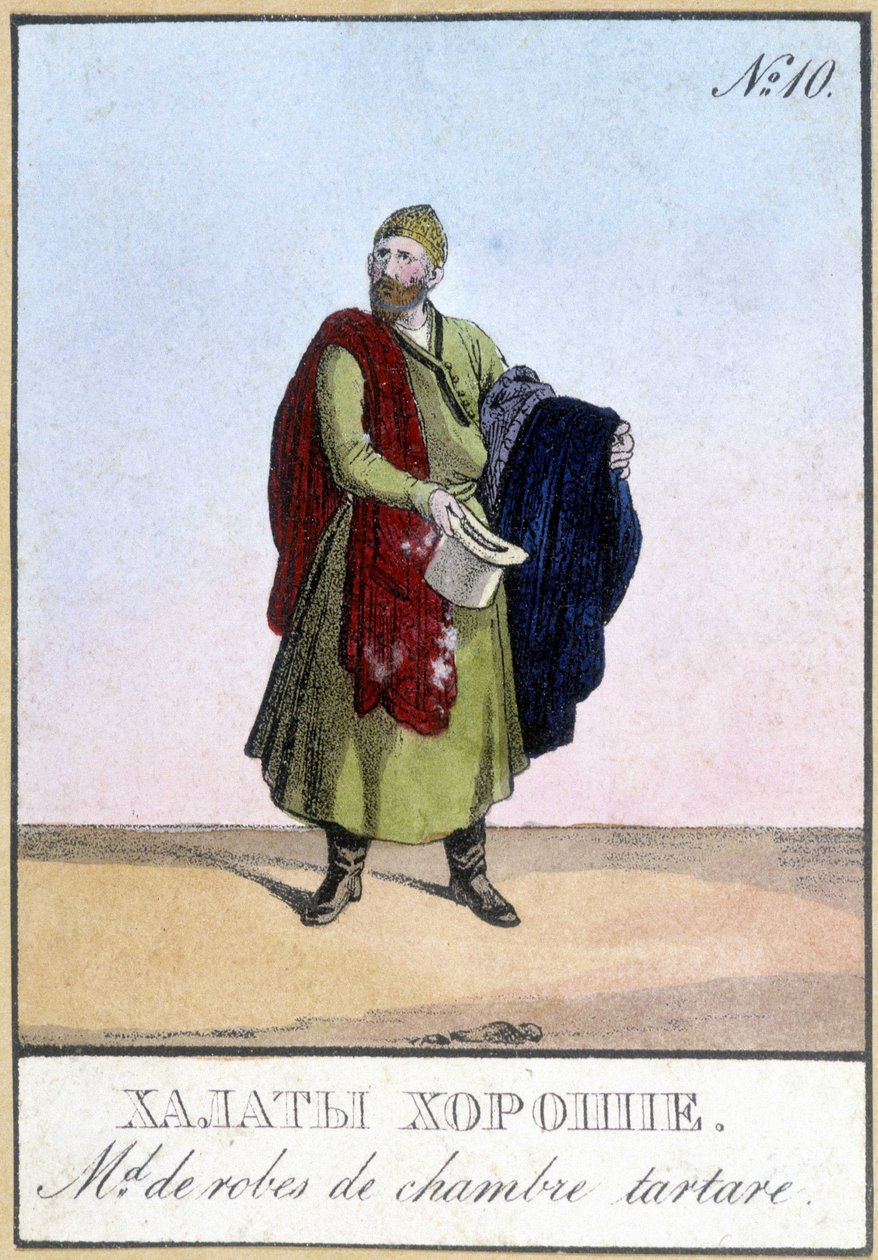 Tartardressingforhandler i Russland på 1800-tallet. av Unknown artist