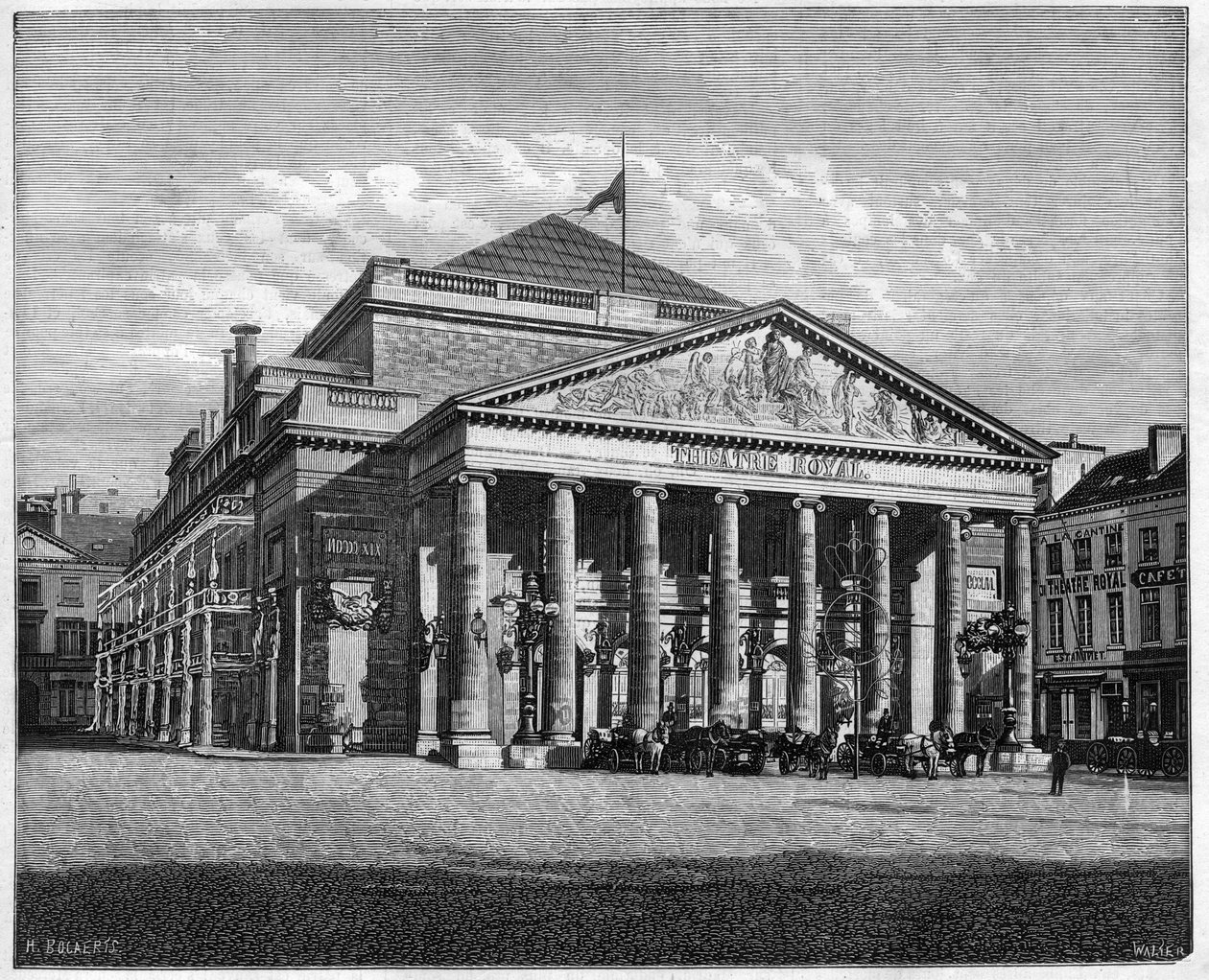 Teatre Royal de la Monnaie, Brussels, Belgium av Unknown artist