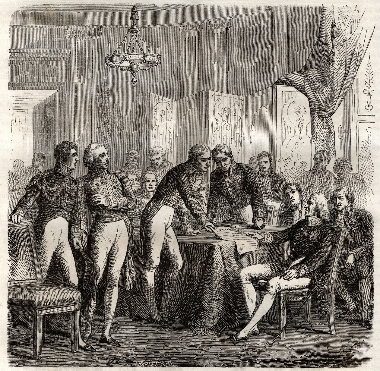 The 1834 alliance between the United Kingdom, France, Spain, and Portugal to enforce the Concession of Evoramonte - In the face of Don Carlos