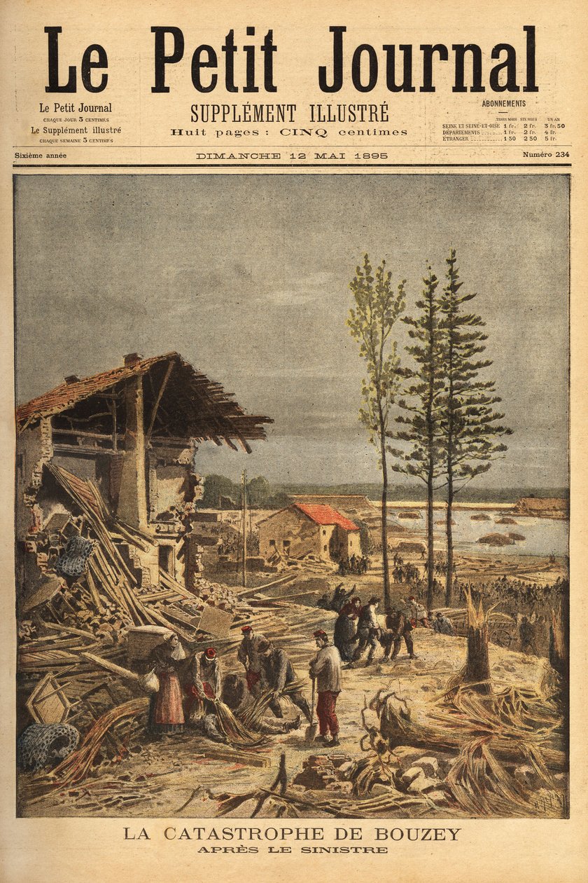 Bouzey-katastrofen av Unknown artist