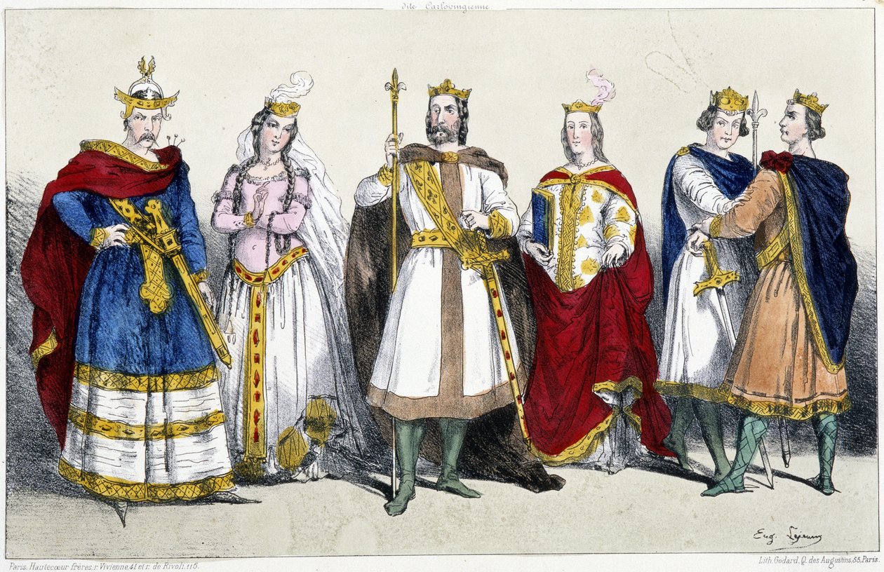 Karolingerne: Charles II kalt den skallede (823-877) og Richilde d