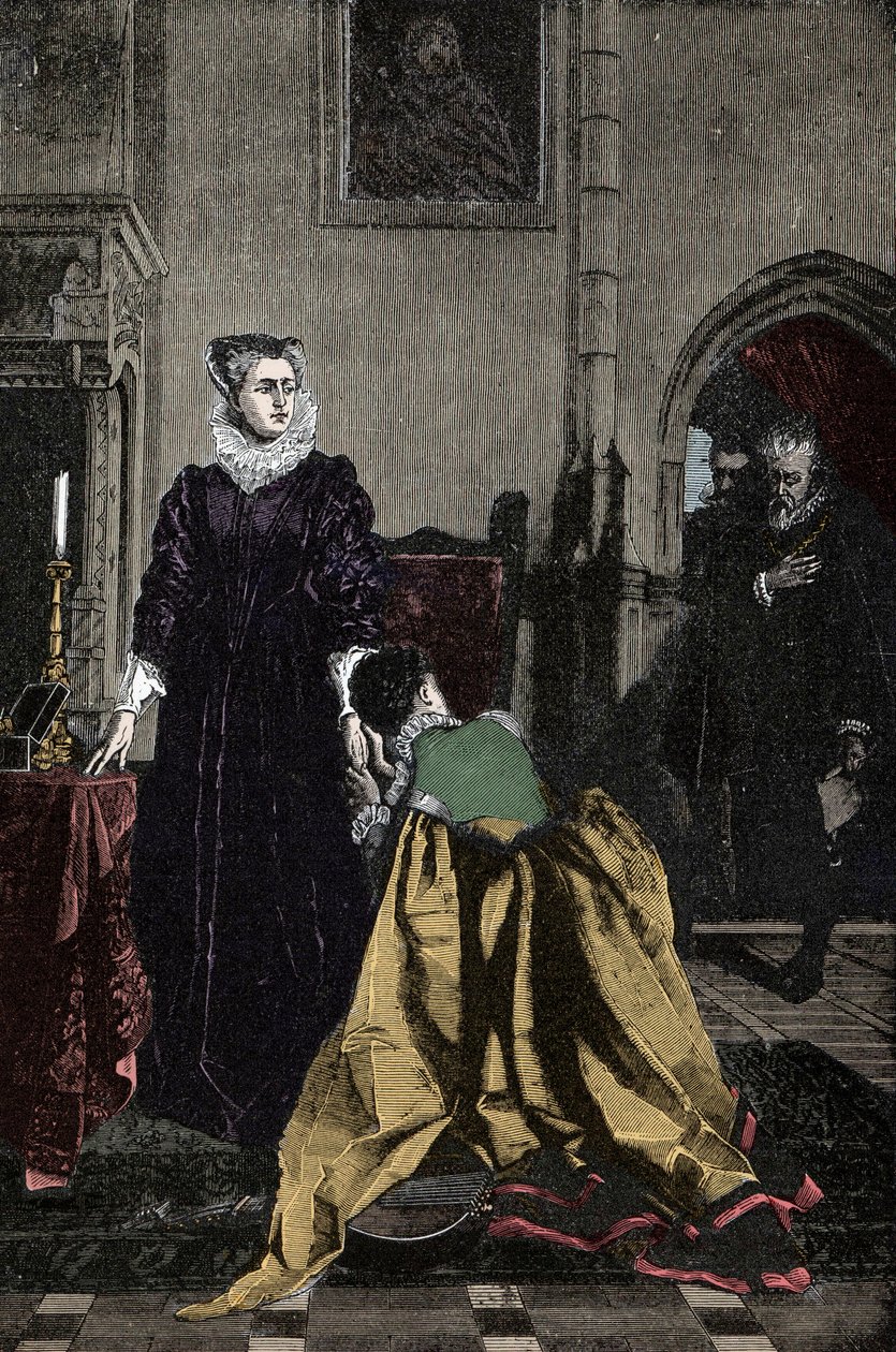 The Death Arrest Book til Mary Stuart (dronning av Skottland av Unknown artist