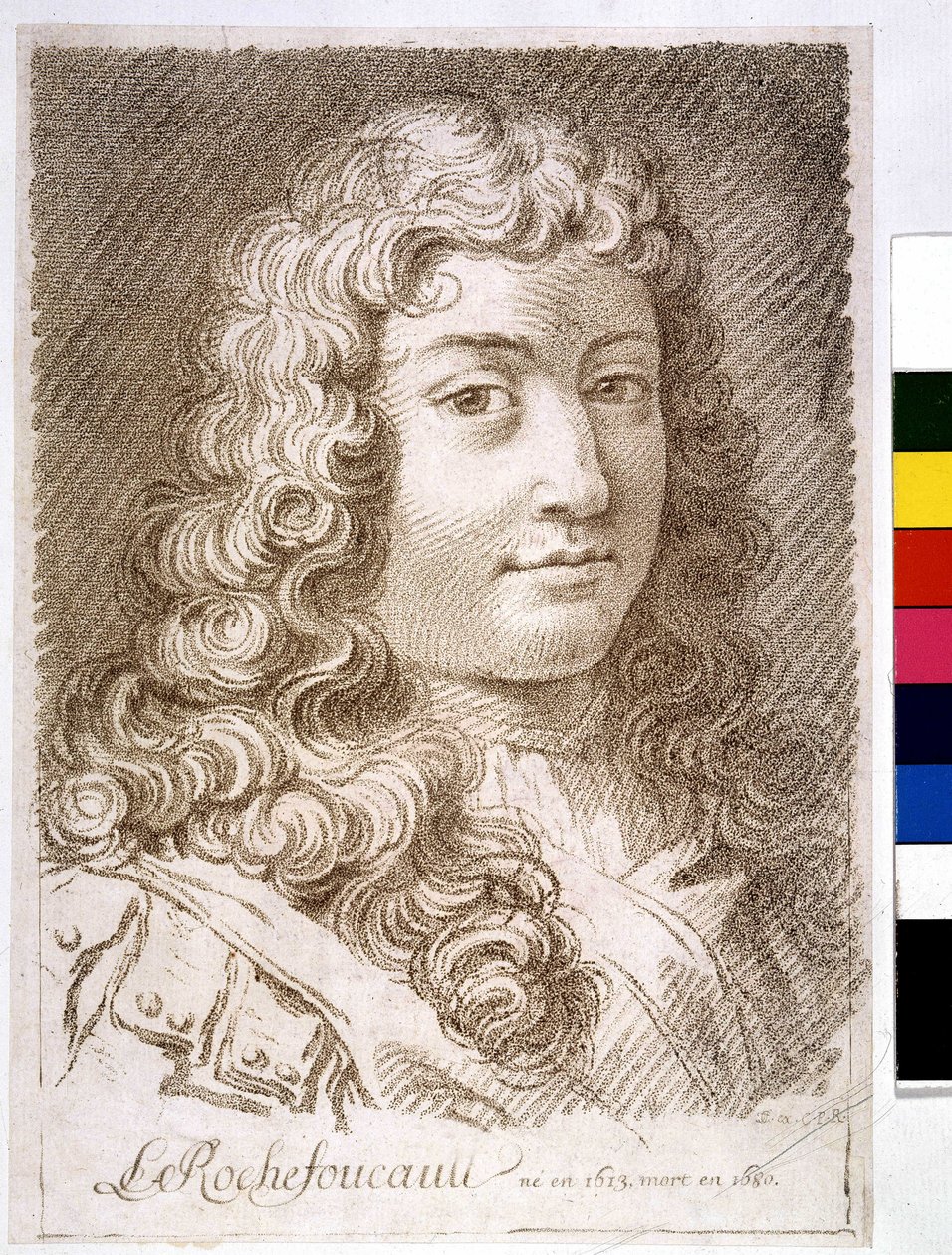 Hertugen av La Rochefoucault - trykk av Unknown artist