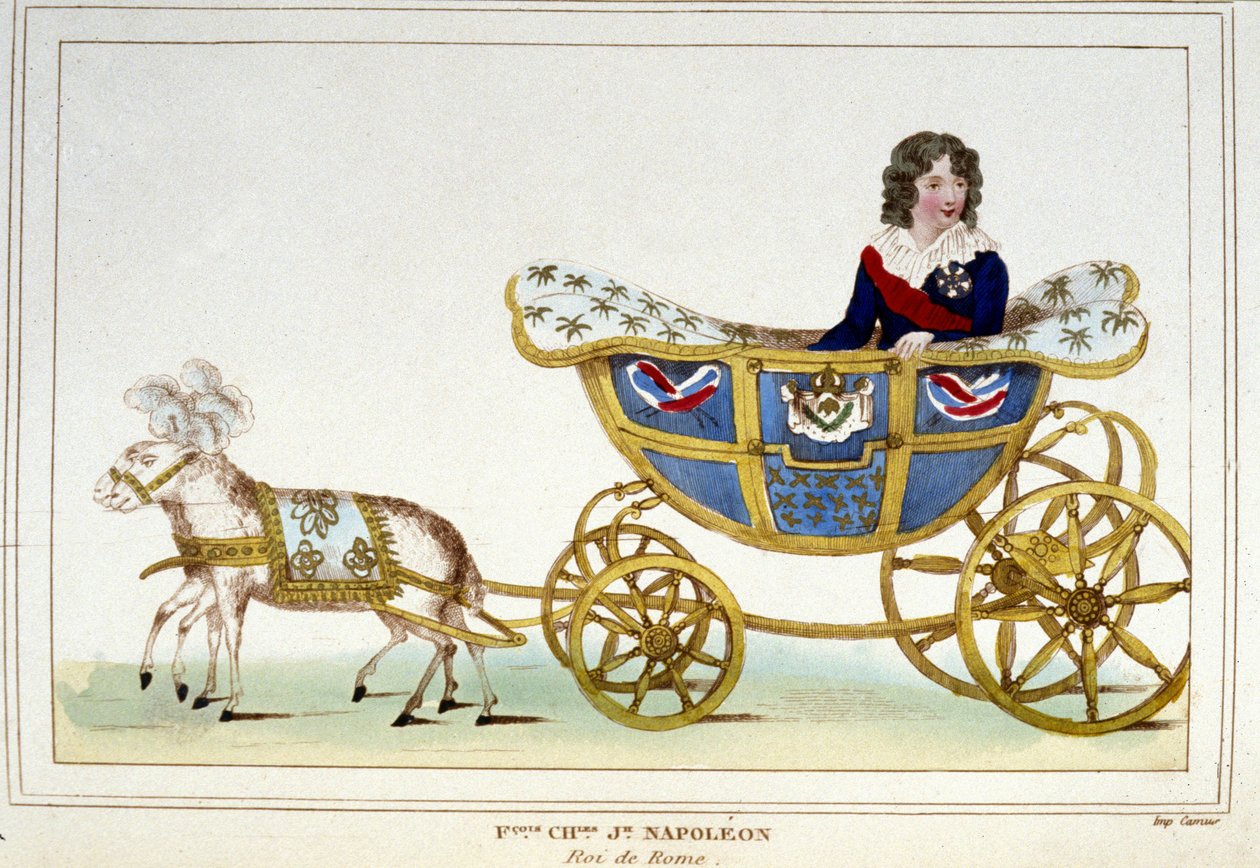 Kongen av Roma (Napoleon II) ung gutt, sønn av Napoleon I. av Unknown artist