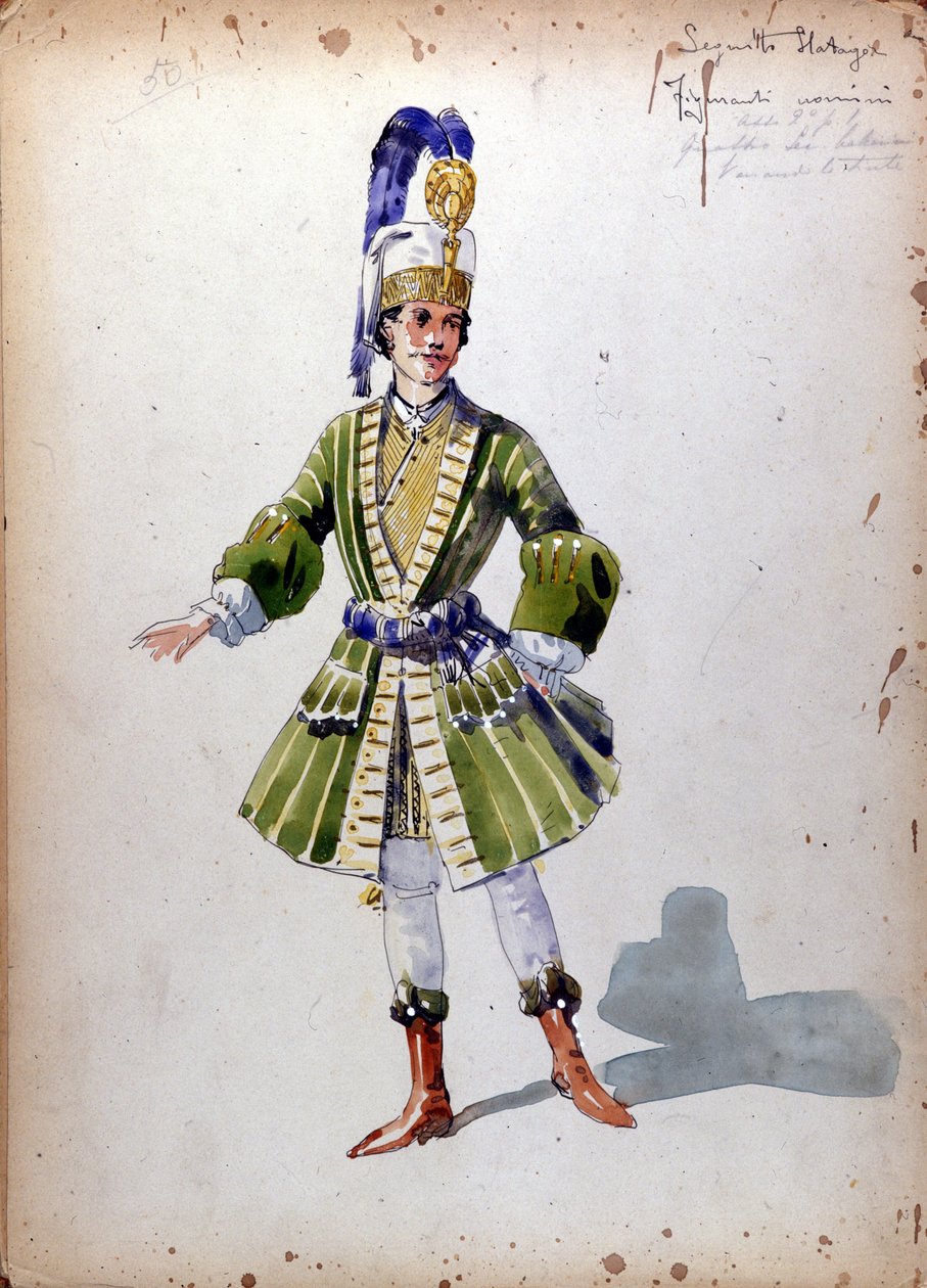 The Lady of Spades: Opera komponert i 1890 av Pyotr eller Pyotr Ilyich Tchaikovsky (eller Tschaikowsky) av Unknown artist