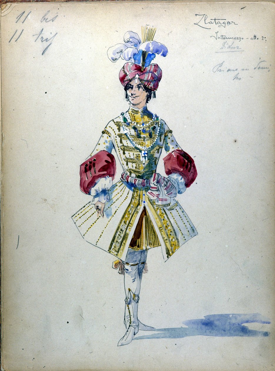 The Lady of Spades: Opera komponert i 1890 av Piotr eller Petr Ilyich Tchaikovsky (eller Tchaikowsky) av Unknown artist