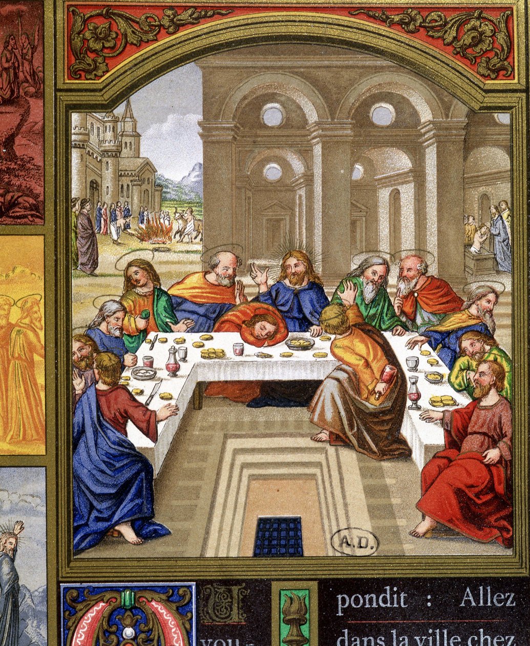 Nattverden - repro av en italiensk dok. (n.d. v.1500). av Unknown artist