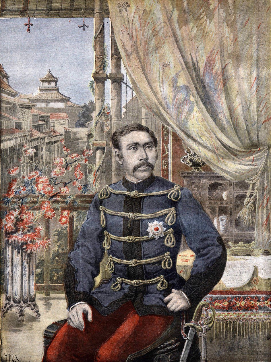 The Marechal Aritomo Yamagata (1838-1922) in 1896 av Unknown artist
