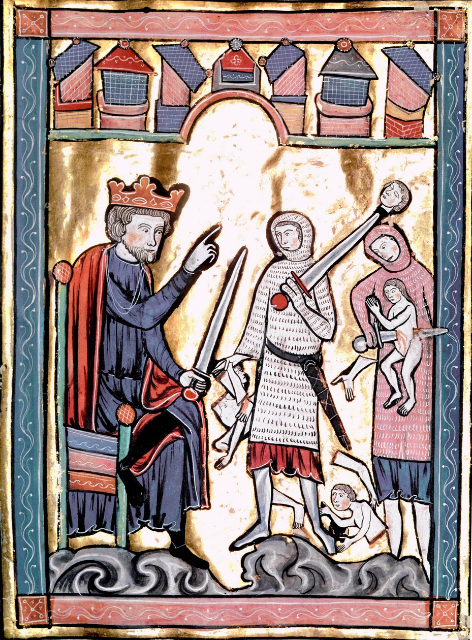 The Massacre of the Innocents Miniature hentet fra "Liber Psalmorum Cum Calendario" eller "Psaltier à l