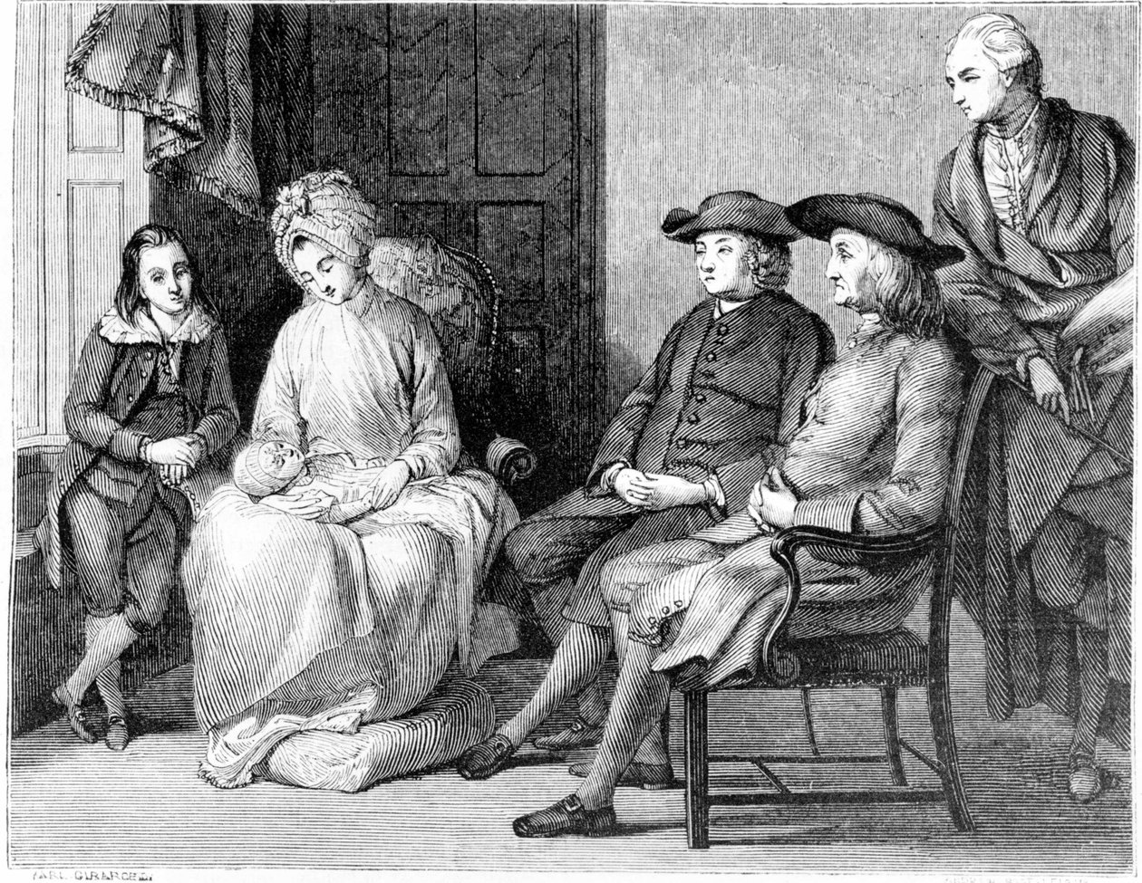 Kvekerne på 1700-tallet. av Unknown artist