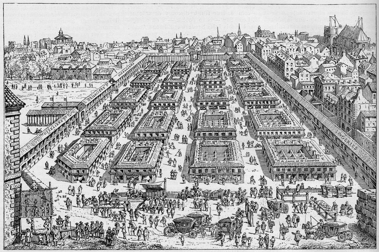 Saint Germain-messen på 1600-tallet. av Unknown artist