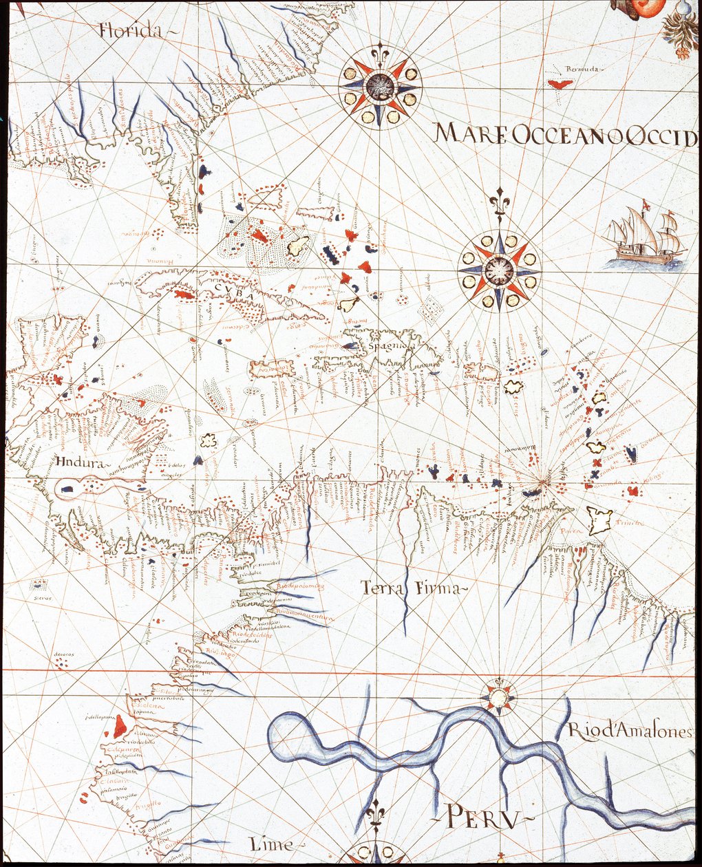 Vestindia: Florida, Honduras, Cuba, Peru og Karibia av Unknown artist