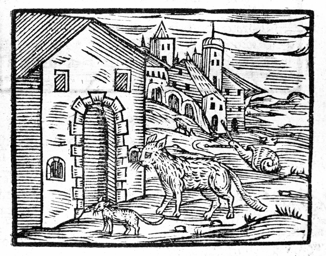 Djevelens dyr av Francesco Guaccio Compendium Maleficarum Milan 1608 av Unknown artist