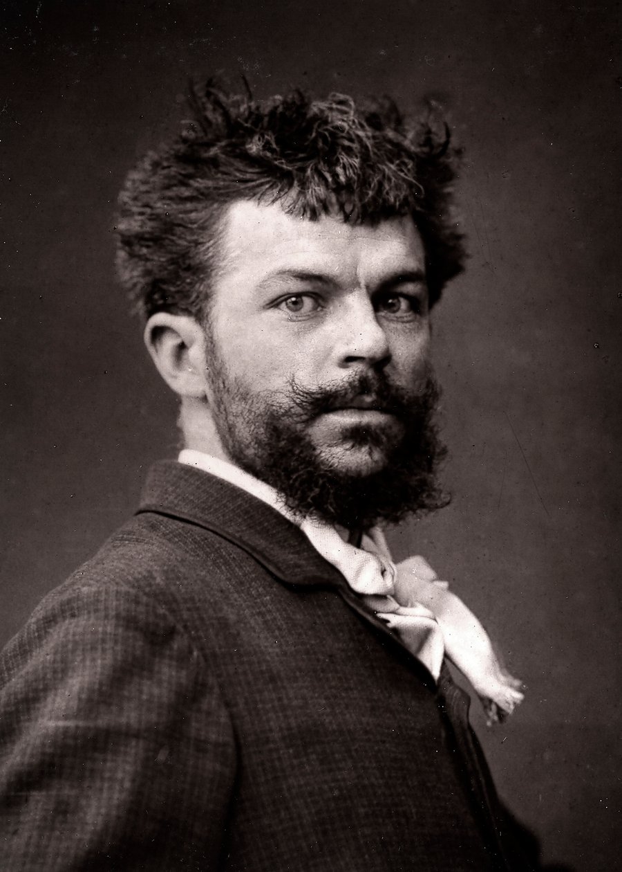 Kunstneren Georges Haquette portrettert i anledning Salongen i Paris i 1883 av Unknown