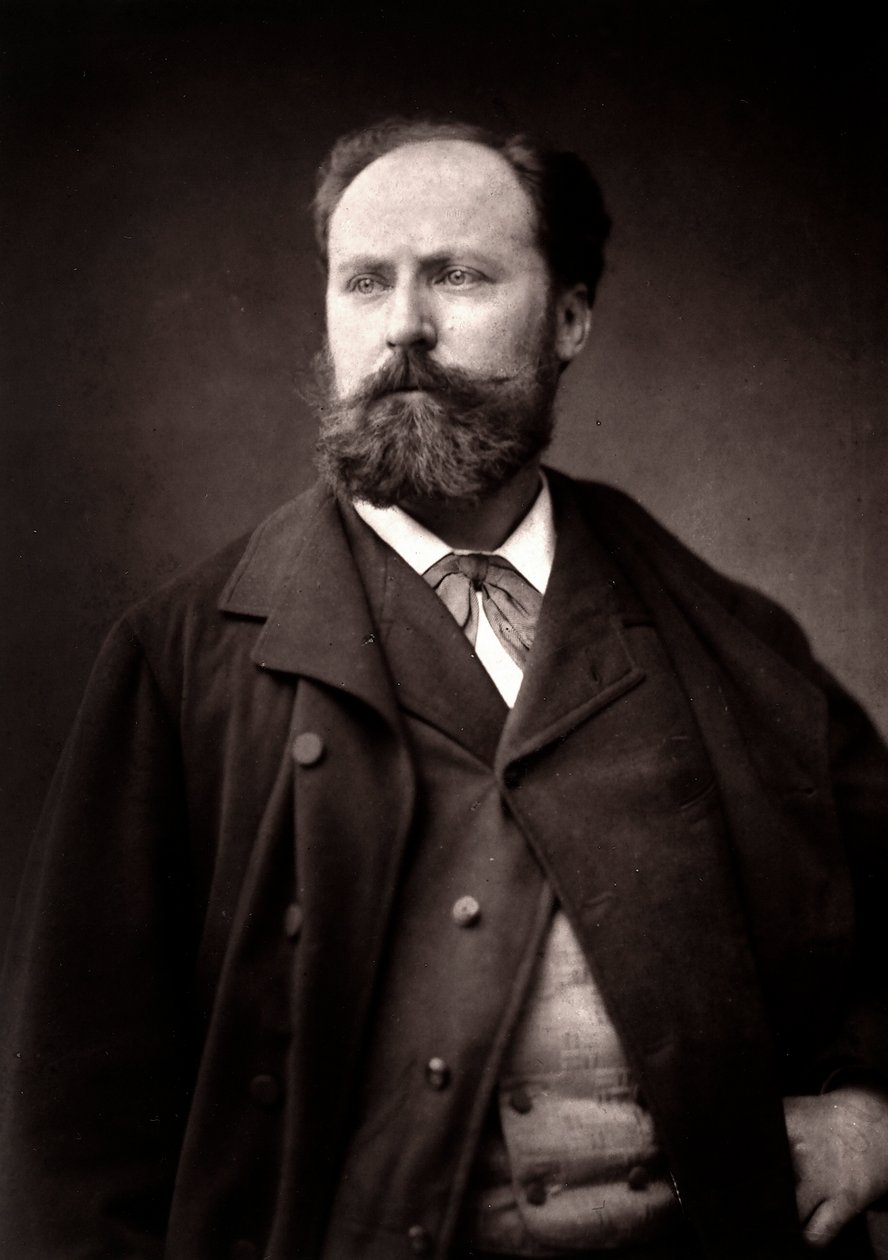 Kunstneren Henri-Paul Motto fotografert i anledning Paris-salongen i 1881 av Unknown