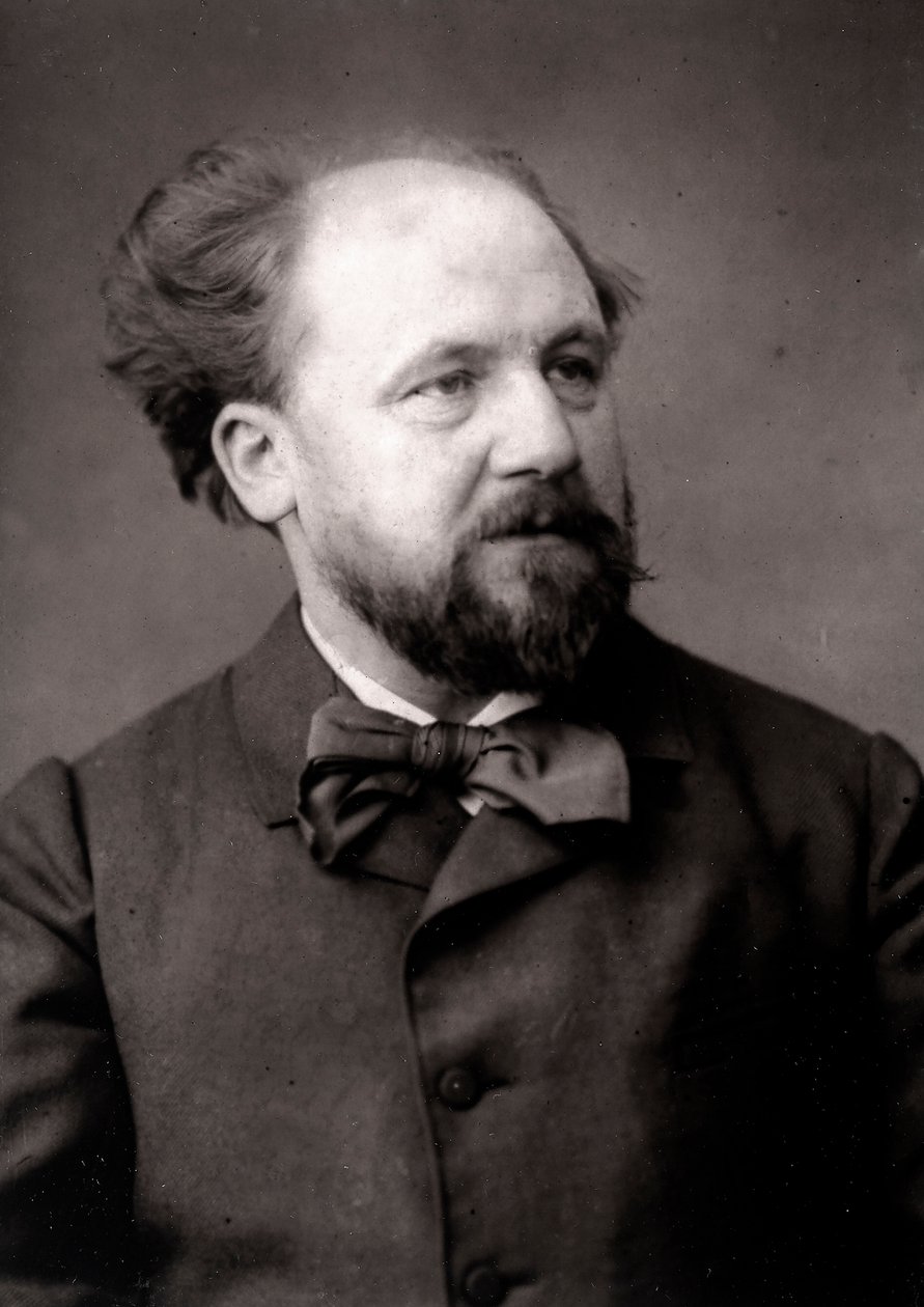 Kunstneren Jean-Joseph Weerts portrettert i anledning Salongen i Paris i 1883 av Unknown