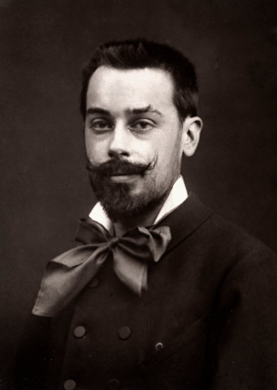 Kunstneren Jean Geoffroy portrettert i anledning Salongen i Paris i 1883 av Unknown