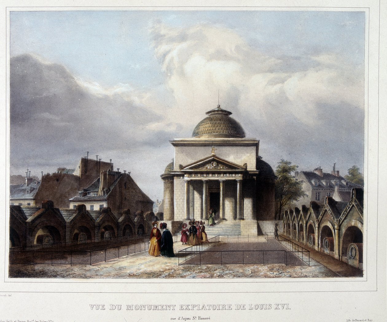 Forsoningskapellet til Ludvig XVI i Paris av Unknown artist