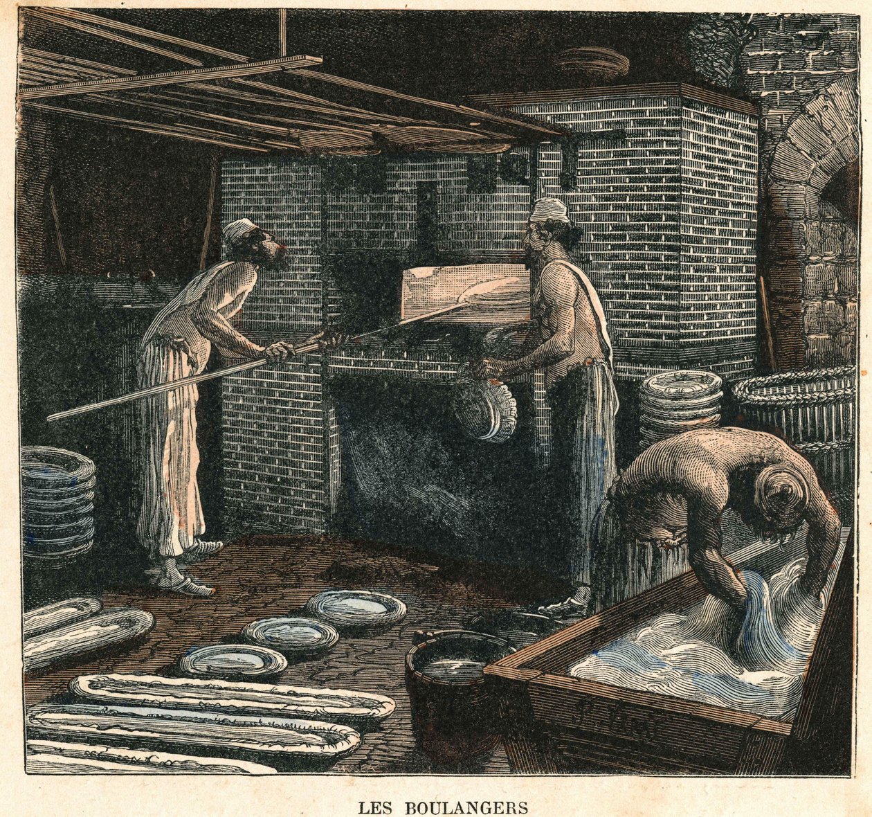 Bakerne. 1800-tallsillustrasjon, Bianchetti-samling. av Unknown artist
