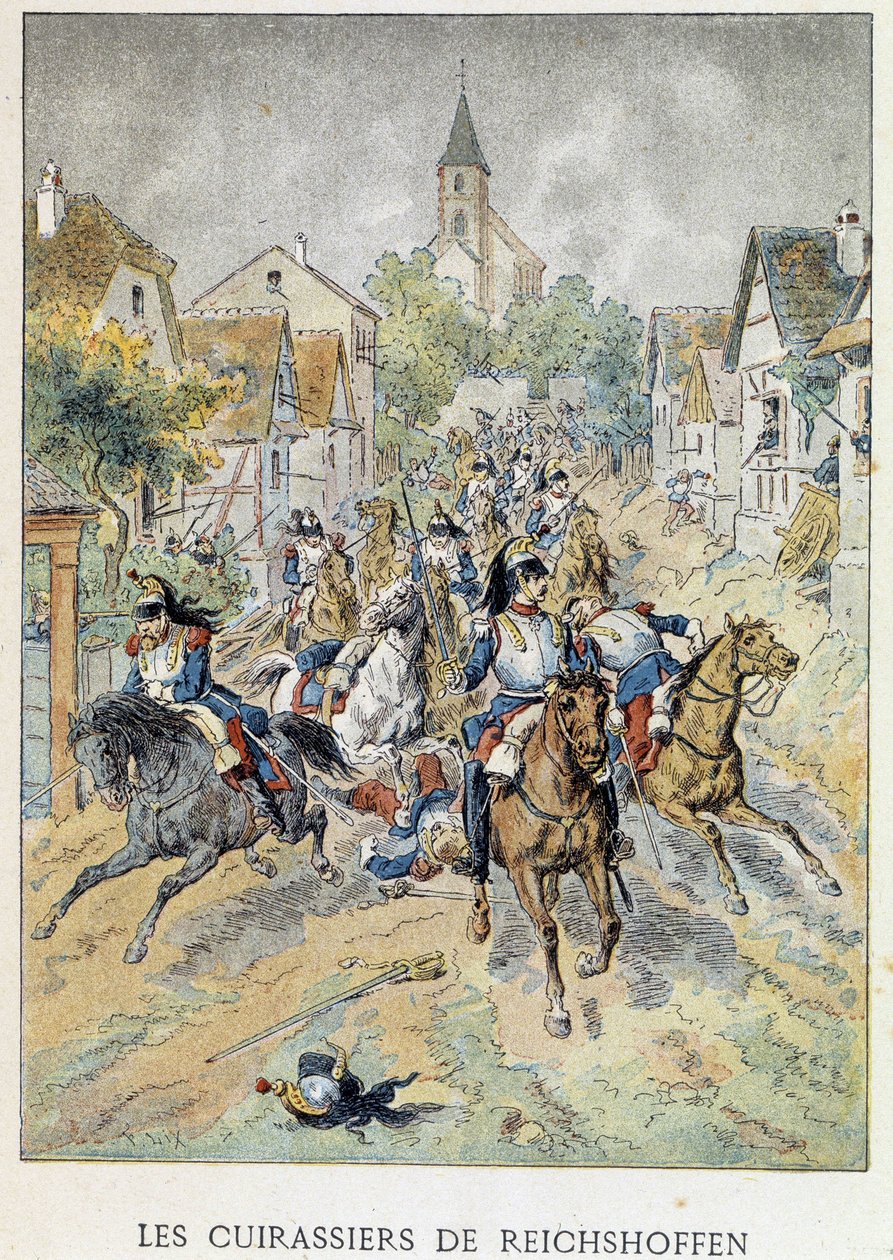 Slagskipene til Reichshoffen (Froeschwiller Woerth, Froeschwiller-Woerth), 6. august av Unknown artist