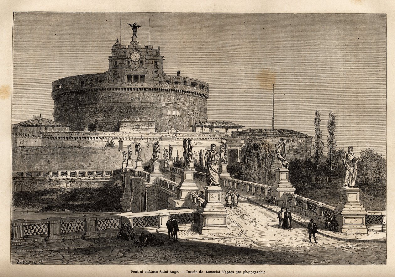 Broen og slottet Saint Angelo (Castel Sant
