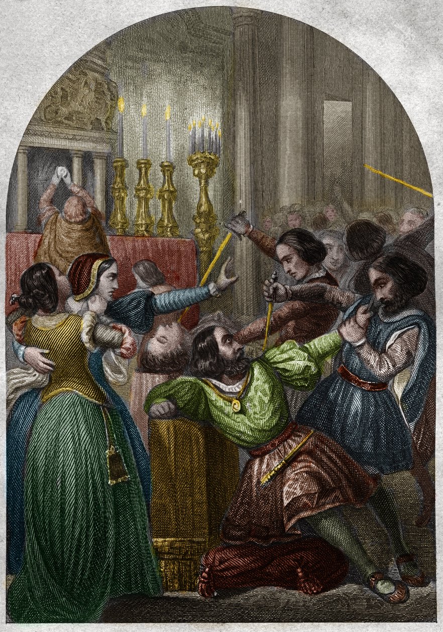 Konspirasjonen (konspirasjonen eller konspirasjonen) til Pazzi av Unknown artist