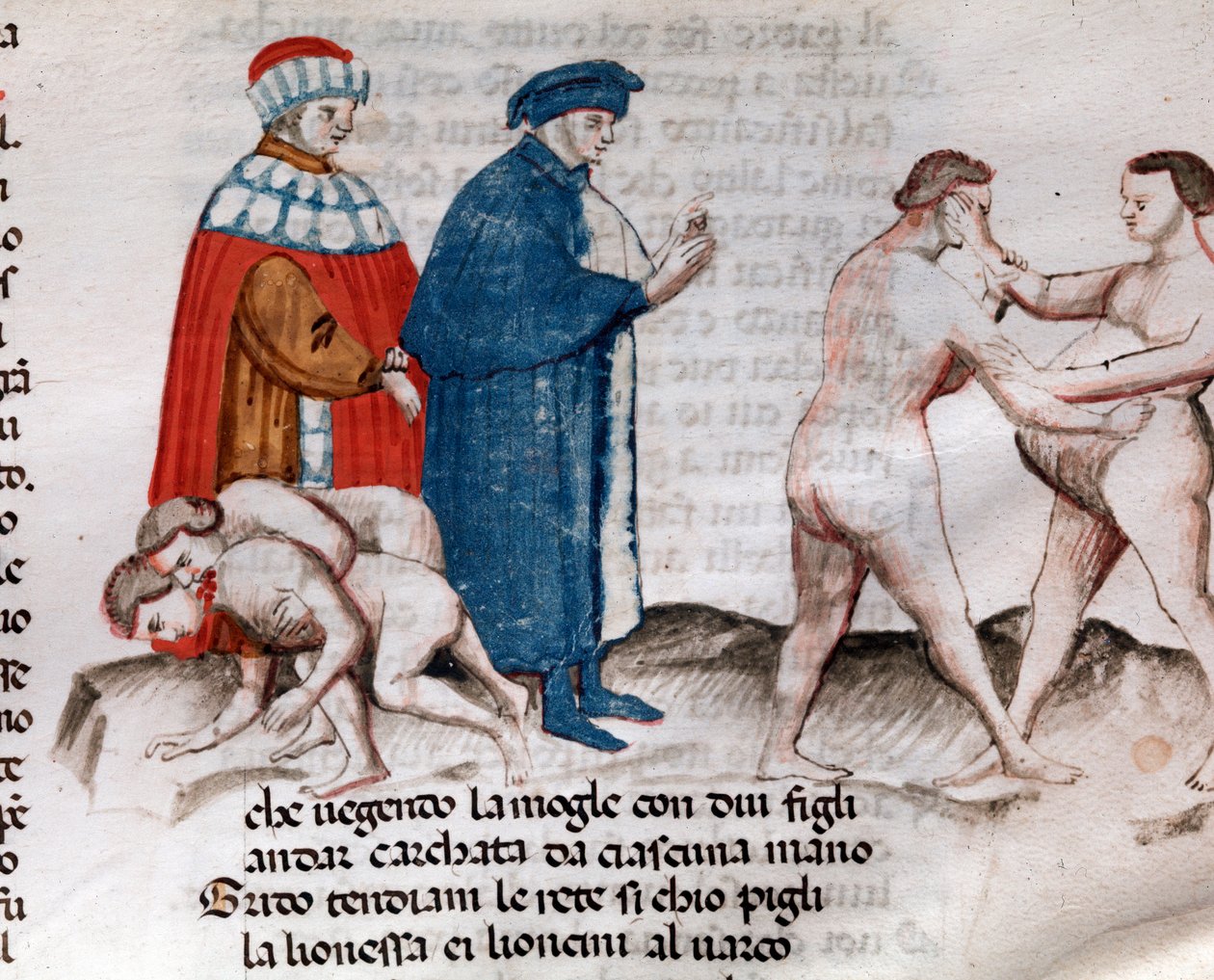 The counterfeiters (song 30 from Hell, in the Divine Comedy - miniature av Unknown artist