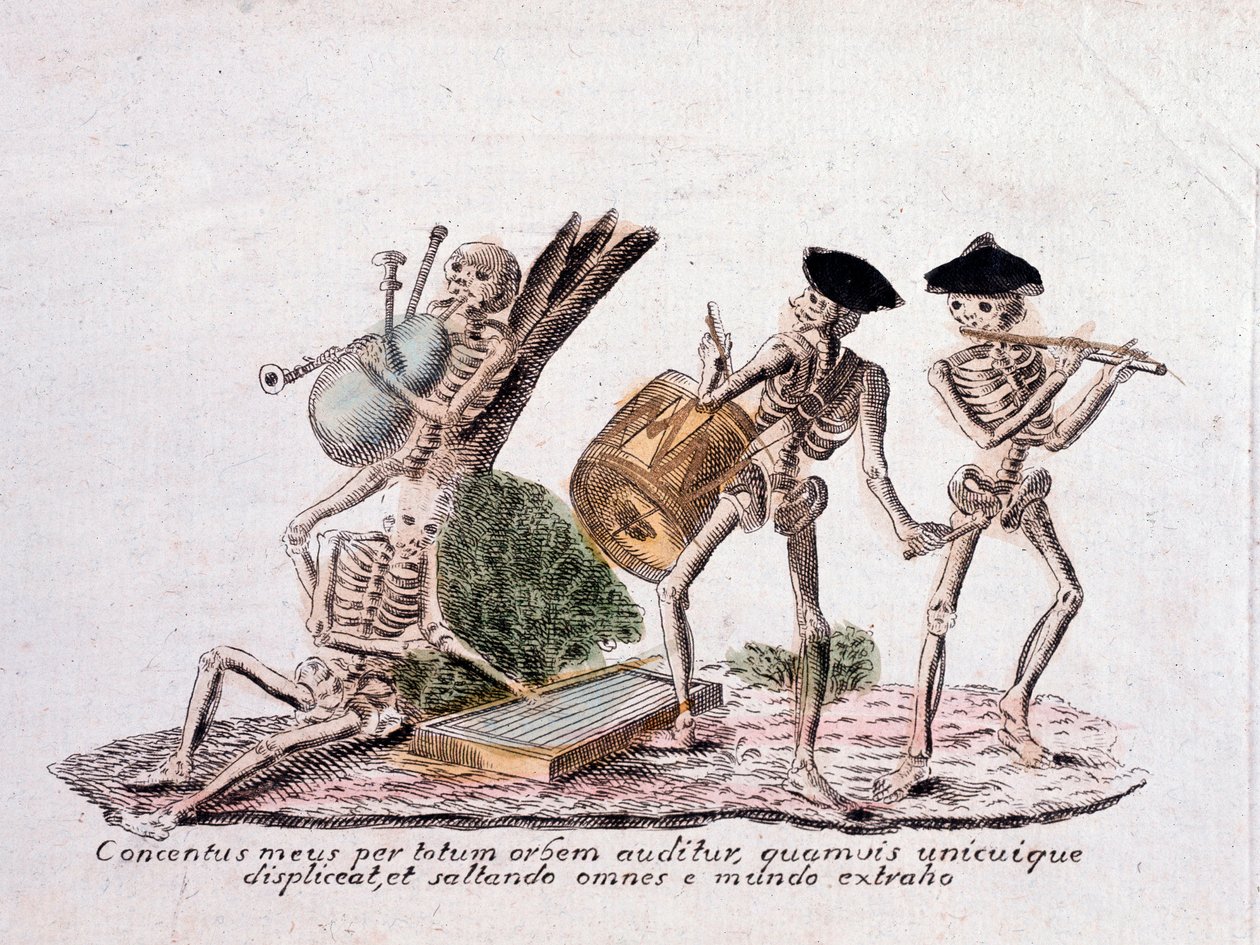 Dødedansen (trykk) av Unknown artist