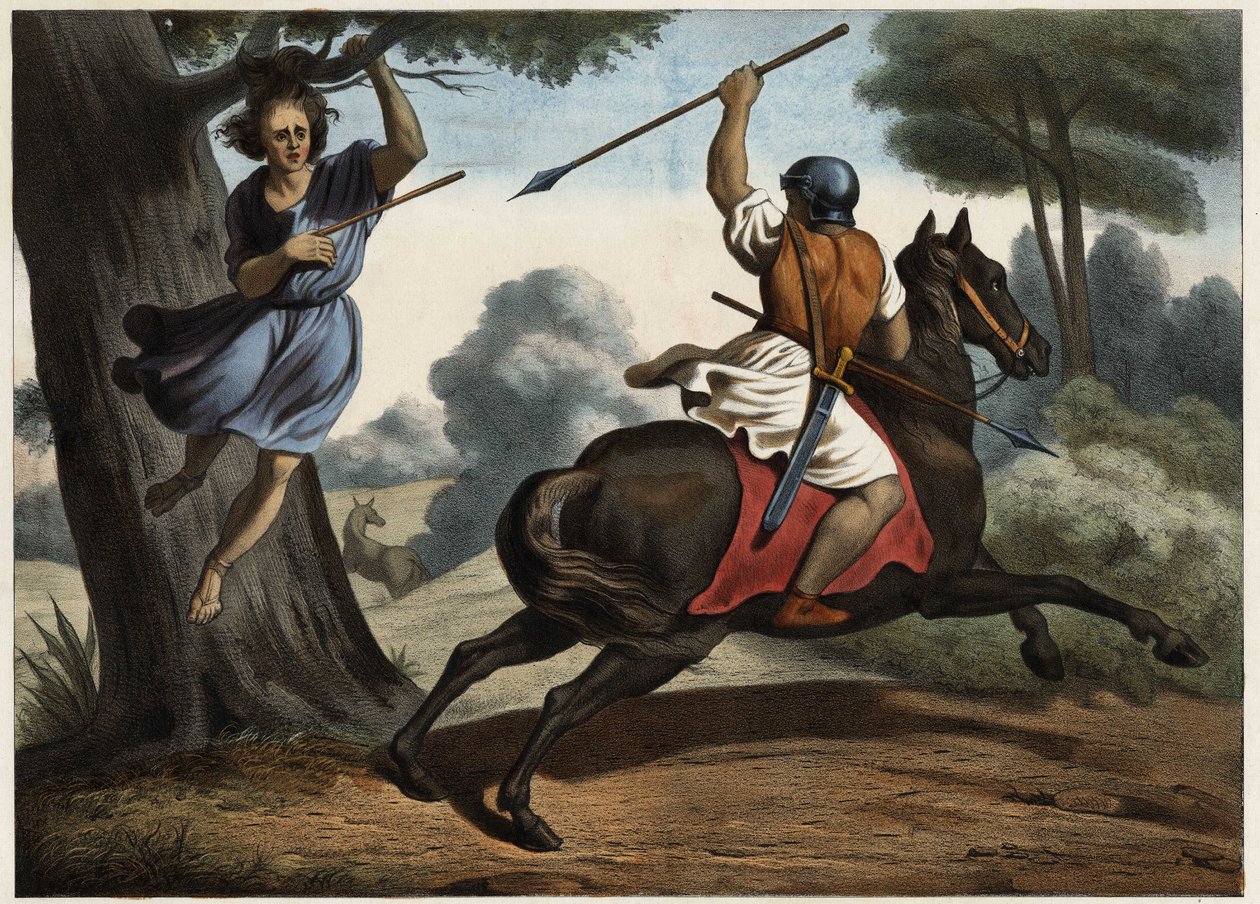 The death of Absalom (or Avshalom, Absalon). After the defeat against his father