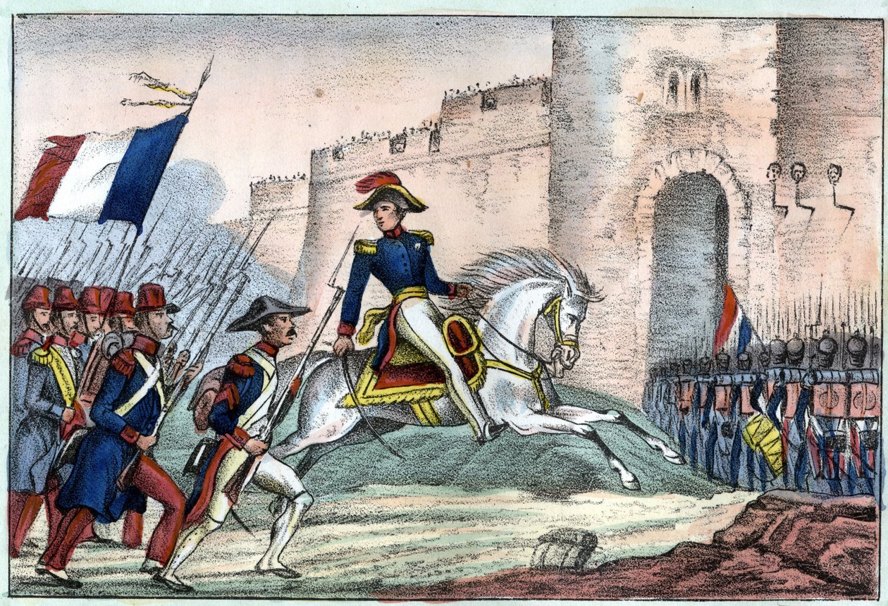 Den franske hærens inntog i Alger 5. juli av Unknown artist