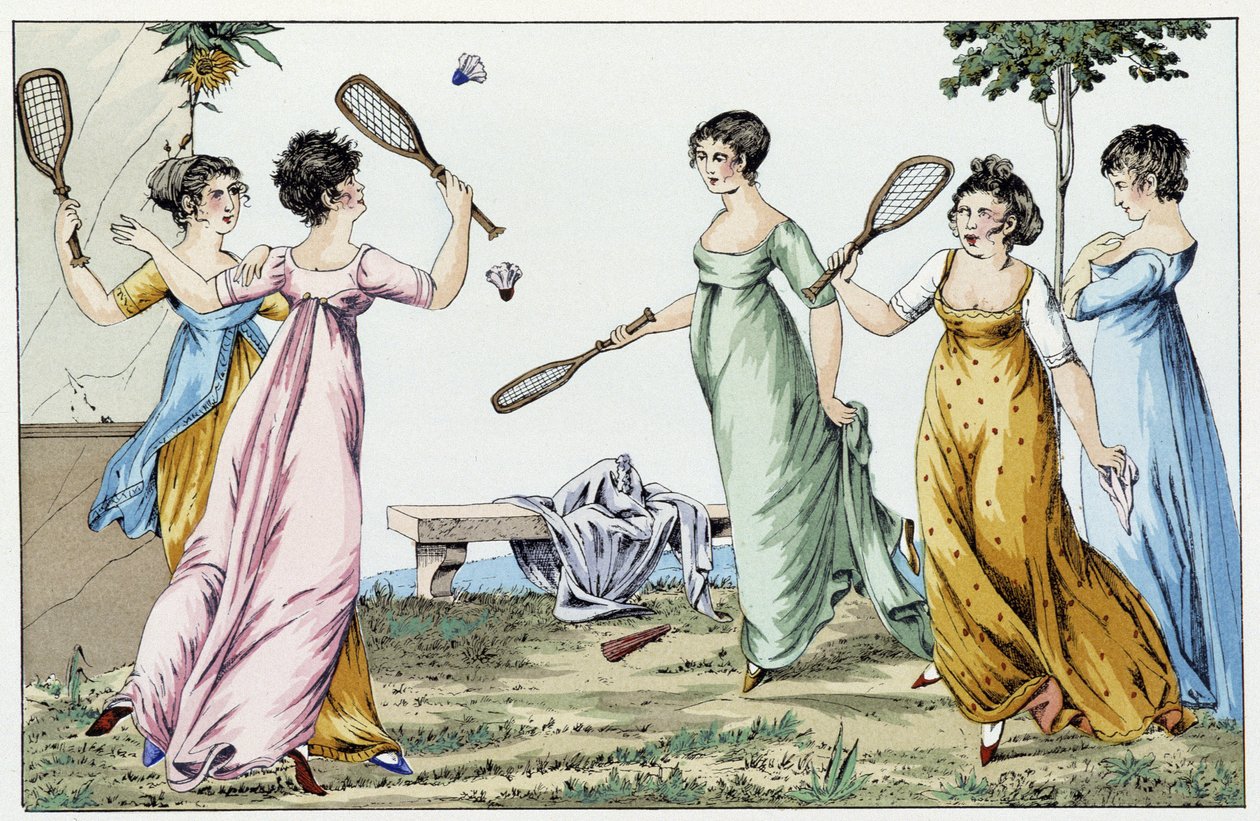 Spillet med rattet på 1800-tallet. av Unknown artist