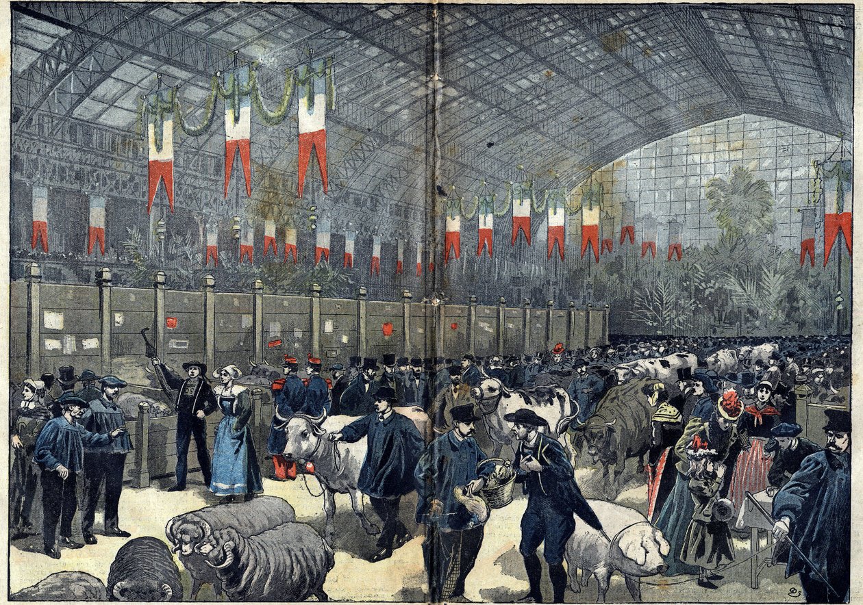 The general agricultural competition of Paris - March 14 av Unknown artist