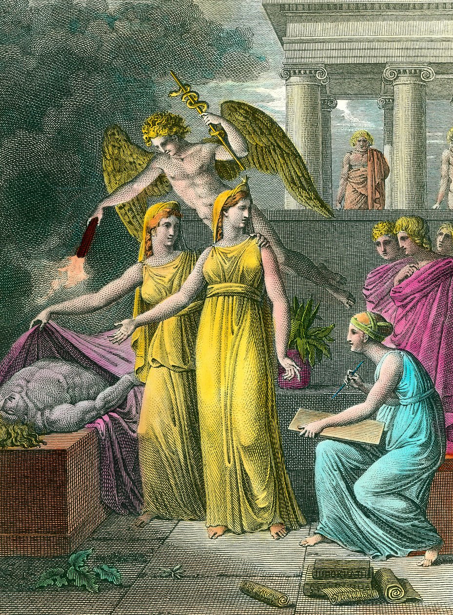 Medisinen ledet av studien har nye anatomiske observasjoner under øynene til maleriet Engraving of the 19th century Collection particular av Unknown artist