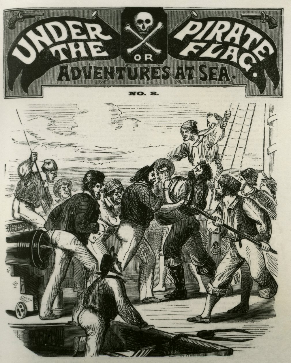 "Piratene tar hevn på Gibbs" av Unknown artist