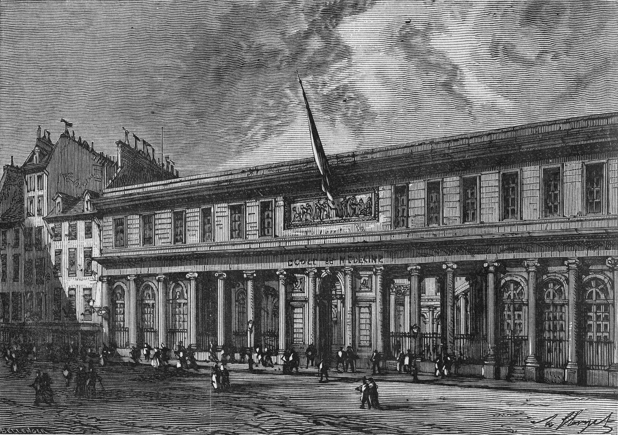 Medisinskolen i Paris opprettet i 1768 av arkitekten Gouin. I” Album de la Science”, Éditions Jouvet av Unknown artist