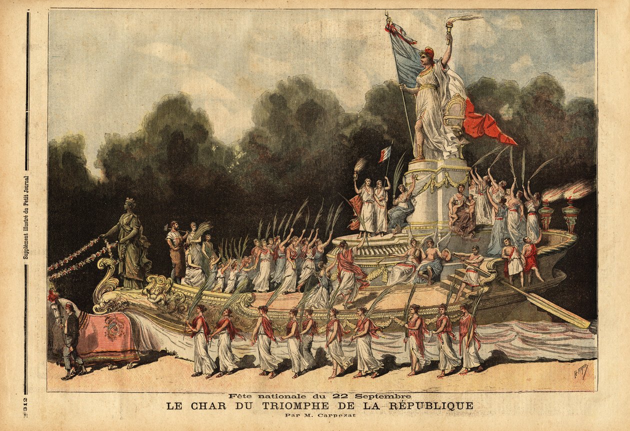 Republikkens triumftank av Unknown artist