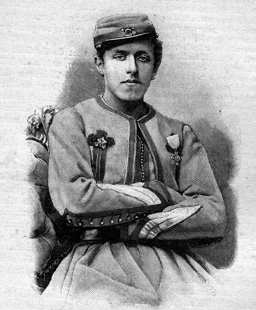 Theodore Wibaux, Pontifical Zouave og Jesuite (1849 - 1882). av Unknown artist