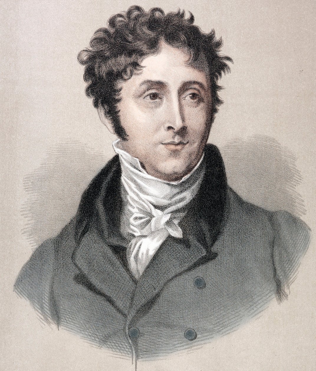 Thomas Campbell (1777-1844), skotsk poet av Unknown artist