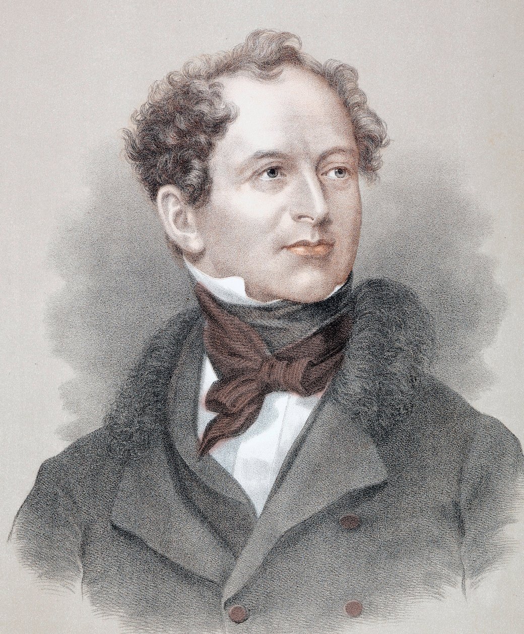 Thomas Moore (eller Thomas More) (1779–1852), irsk poet. av Unknown artist