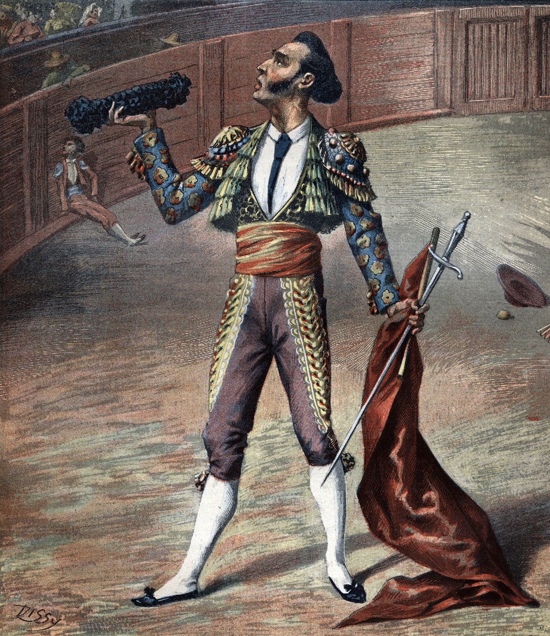 Toreador costume in 1892. av Unknown artist