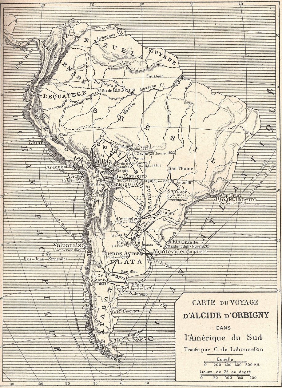Travel Map of Alcide d