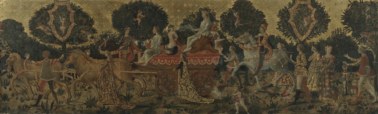 Kyskhetens triumf, forfalskning på samme måte som Italia fra 1400-tallet (Firenze) av Unknown artist