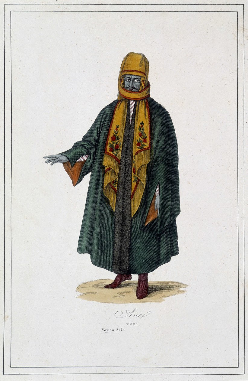 Tyrkisk - i "" Jordens folk"" av Abbé Paul Jonhanneaud, Librairie des Bons livres av Unknown artist