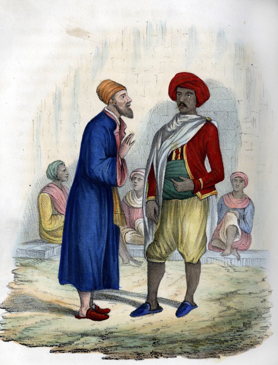 To menn i Algiers gater i 1830. i” L