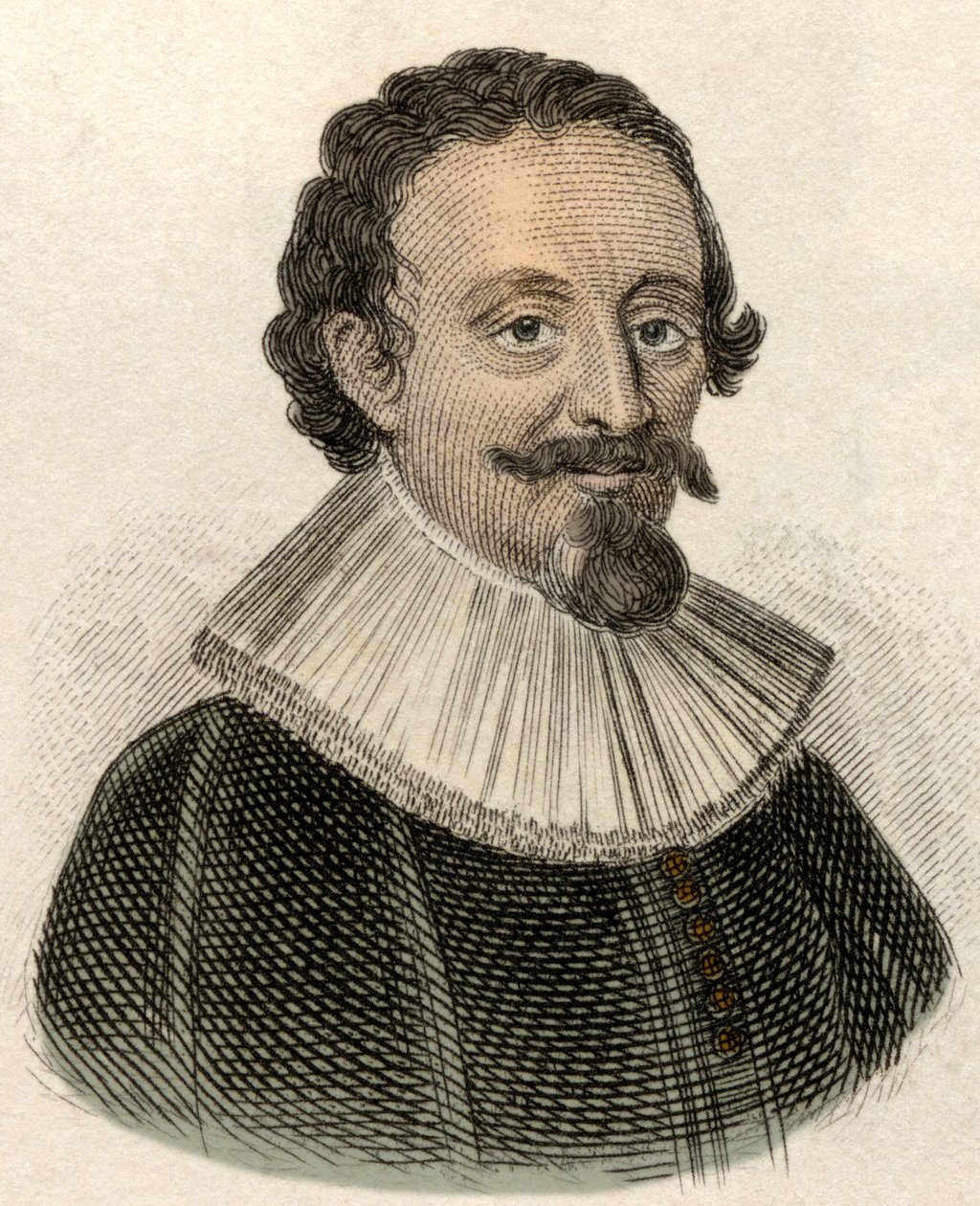 Ugo Grotius (1583-1645) (Huig de Groot), nederlandsk advokat og diplomat. av Unknown artist